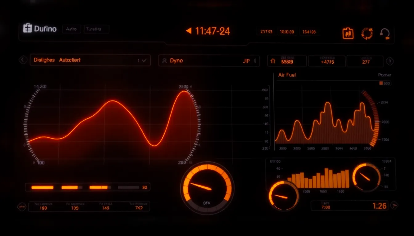 Tuning data and dyno graphs